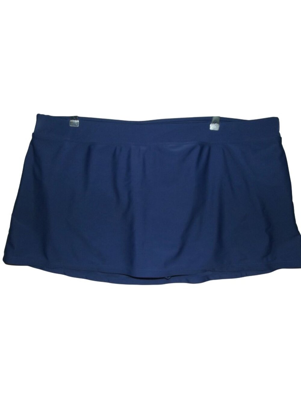 Basic Editions Swim Skirt Bottoms Womens Size 12 Skirted Swimsuit Suit navy blue